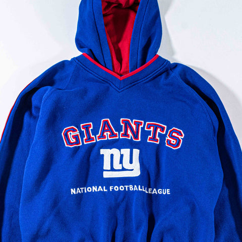 New York Giants Lee Sport Ringer Hoodie Sweatshirt