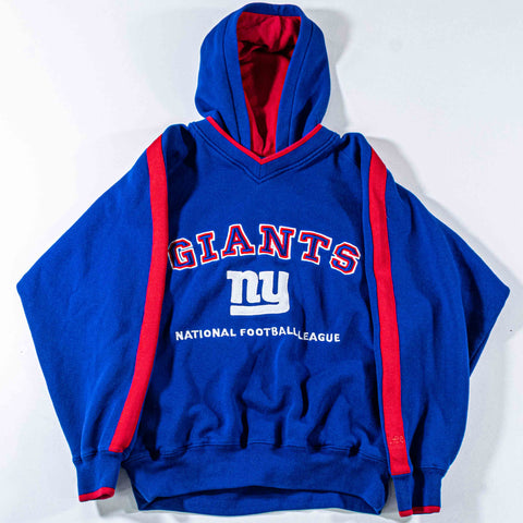 New York Giants Lee Sport Ringer Hoodie Sweatshirt