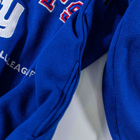 New York Giants Lee Sport Ringer Hoodie Sweatshirt