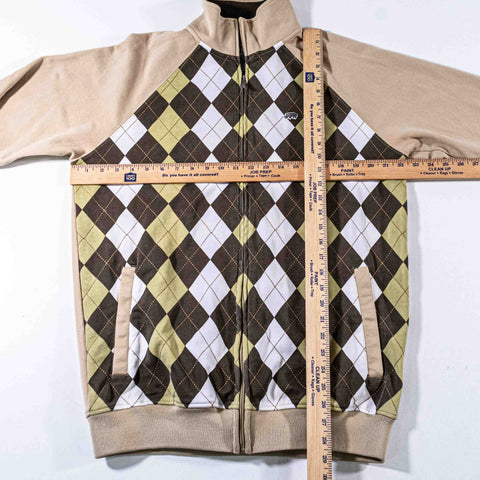 Ecko Unltd Argyle Golf Hip Hop Zip Track Jacket