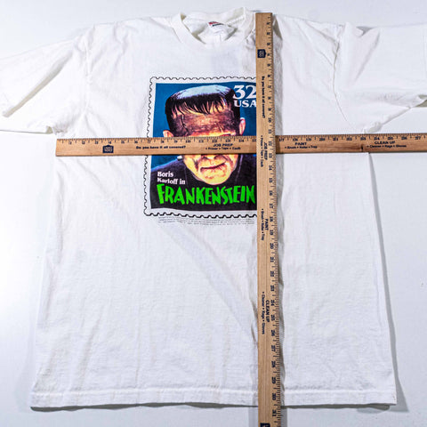Frankenstein Classic Monster Stamps T-Shirt Boris Karloff