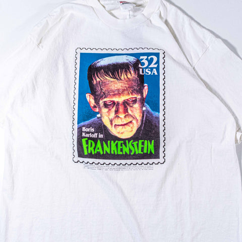 Frankenstein Classic Monster Stamps T-Shirt Boris Karloff