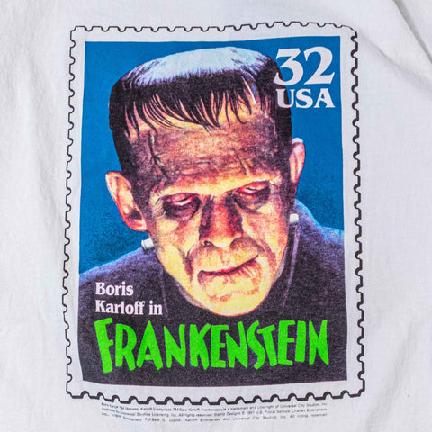 Frankenstein Classic Monster Stamps T-Shirt Boris Karloff