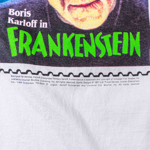 Frankenstein Classic Monster Stamps T-Shirt Boris Karloff