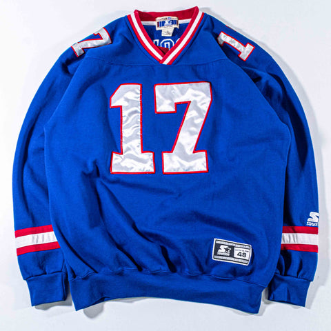 New York Giants Starter Sweatshirt Jersey Dave Brown