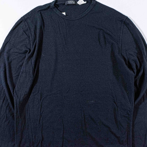 Versace Classic V2 Rayon Wool Long Sleeve T-Shirt