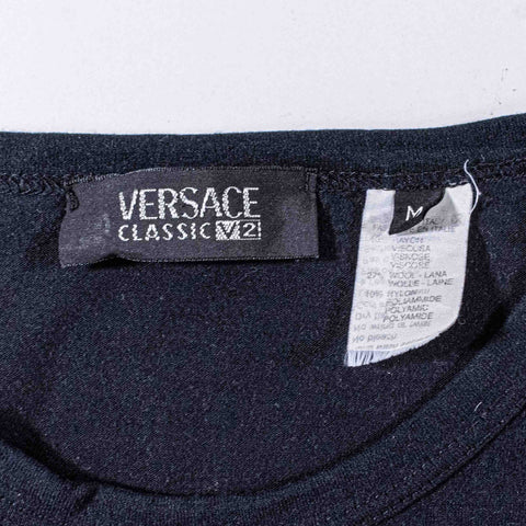 Versace Classic V2 Rayon Wool Long Sleeve T-Shirt