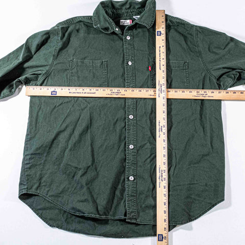 Levis Red Tab Green Denim Shirt