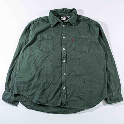 Levis Red Tab Green Denim Shirt