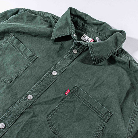 Levis Red Tab Green Denim Shirt