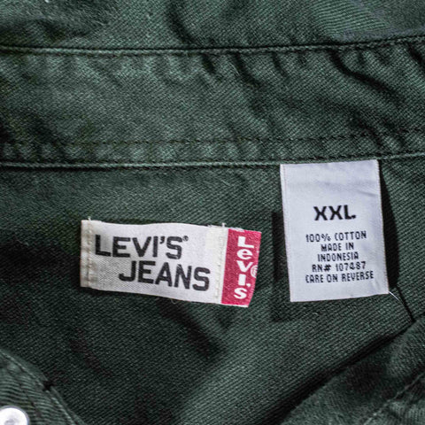 Levis Red Tab Green Denim Shirt