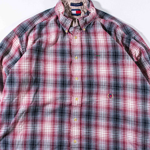Tommy Hilfiger Crest Plaid Button Down Shirt