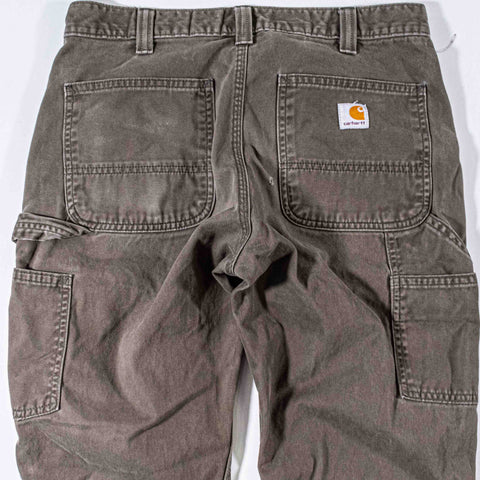 Carhartt Washed Twill Carpenter Work Pants Distressed