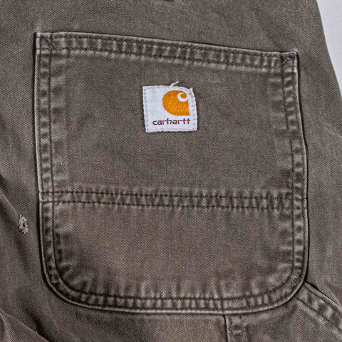 Carhartt Washed Twill Carpenter Work Pants Distressed