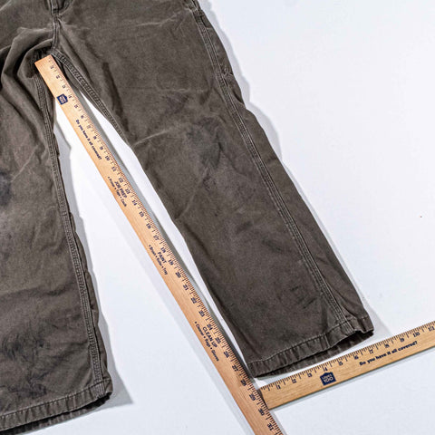 Carhartt Washed Twill Carpenter Work Pants Distressed