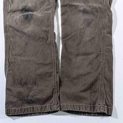 Carhartt Washed Twill Carpenter Work Pants Distressed