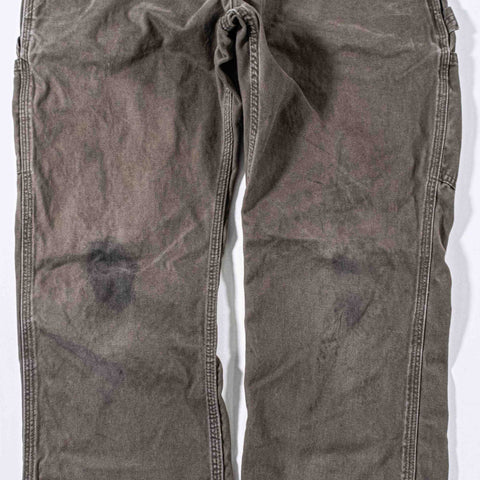 Carhartt Washed Twill Carpenter Work Pants Distressed