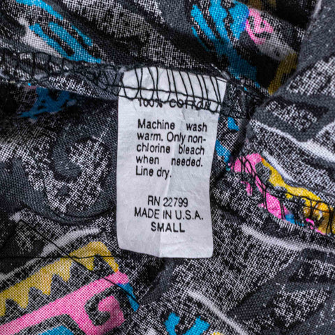 AOP Tribal Print Surf Shorts Made In USA