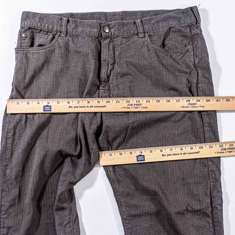 Canali Herringbone 5 Pocket Pants Made in Italy