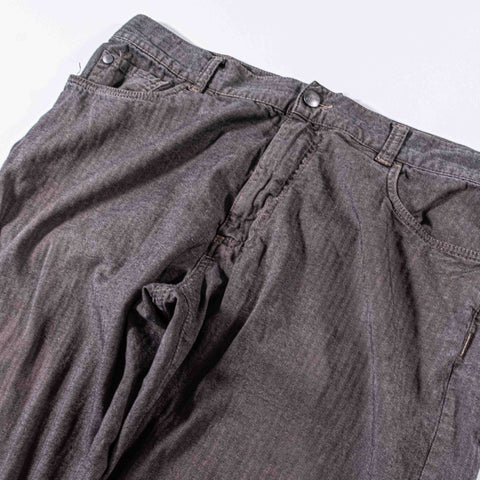 Canali Herringbone 5 Pocket Pants Made in Italy
