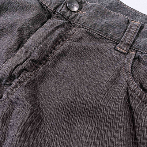 Canali Herringbone 5 Pocket Pants Made in Italy