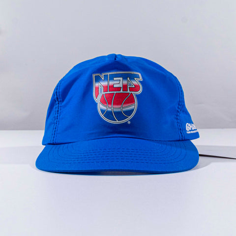 New Jersey Nets Old Logo Nylon Snapback Hat