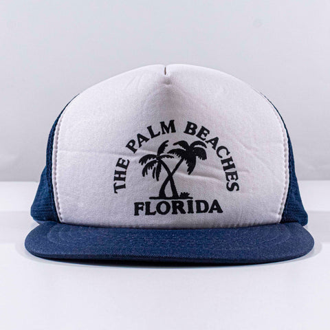 The Palm Beaches Florida Mesh Trucker Hat