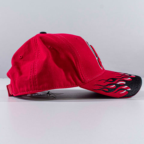 New Jersey Devils NHL Flame Hat Drew Pearson