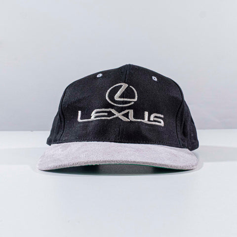 Lexus Logo Suede Brim Strapback Hat