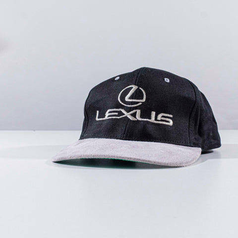 Lexus Logo Suede Brim Strapback Hat