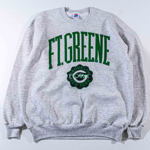 Fort Greene Brooklyn Crest Crewneck Sweatshirt