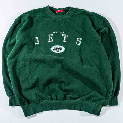 New York Jets Spell Out NFL Crewneck Sweatshirt