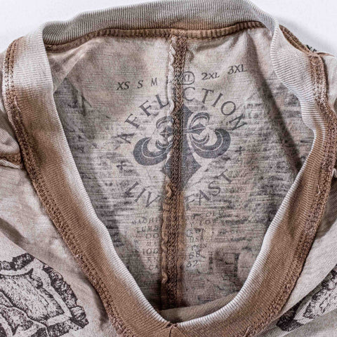 Affliction Cross Wings AOP T-Shirt V Neck