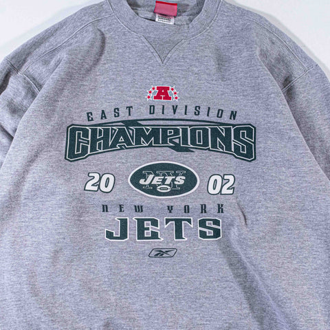 New York Jets 2002 AFC East Champions Reebok Sweatshirt