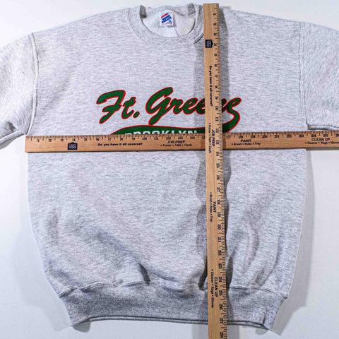 Fort Greene Brooklyn Script Crewneck Sweatshirt