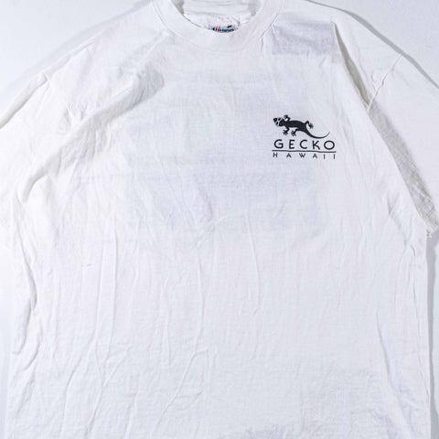 Tropical Jungle Gecko Hawaii Neon T-Shirt