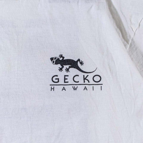 Tropical Jungle Gecko Hawaii Neon T-Shirt