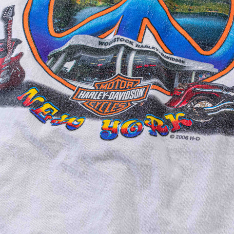 Harley Davidson Woodstock Hippie Biker T-Shirt
