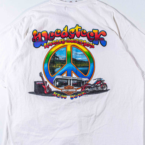 Harley Davidson Woodstock Hippie Biker T-Shirt