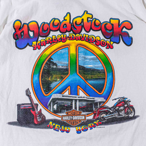 Harley Davidson Woodstock Hippie Biker T-Shirt