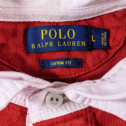 Polo Ralph Lauren Custom Fit Rugby Long Sleeve Shirt