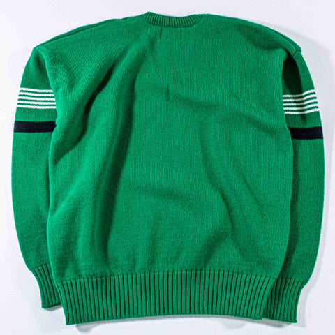 New York Jets Logo Cliff Engle Pro Line Striped Sweater