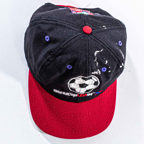 FIFA World Cup 1994 Flags Snapback Hat The Game Distressed