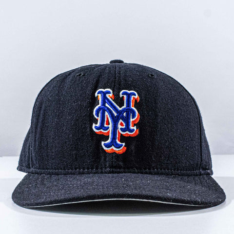 New York Mets New Era Diamond Collection Fitted Hat Plain Logo