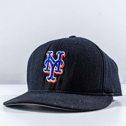 New York Mets New Era Diamond Collection Fitted Hat Plain Logo