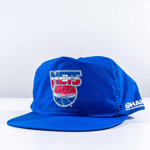 New Jersey Nets Old Logo Nylon Snapback Hat