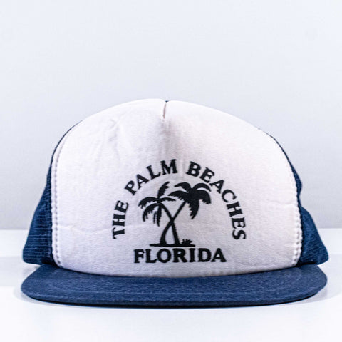 The Palm Beaches Florida Mesh Trucker Hat