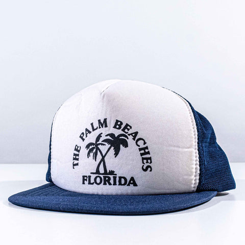 The Palm Beaches Florida Mesh Trucker Hat