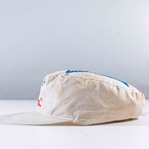 Dominos Pizza Delivery Painters Cap Hat Stretch Fit Distressed