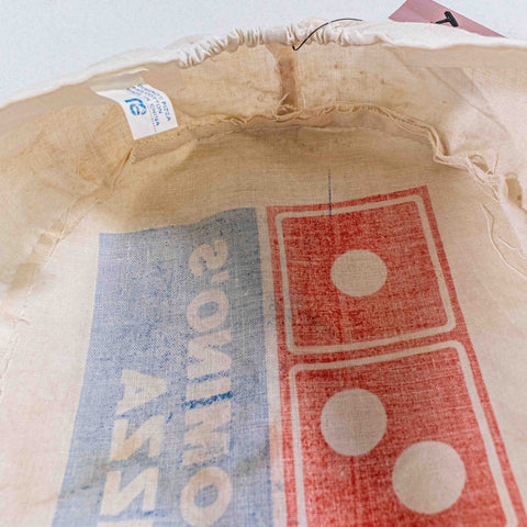 Dominos Pizza Delivery Painters Cap Hat Stretch Fit Distressed